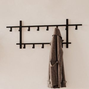 Wieszak ścienny metalowy "TIAKI" 02