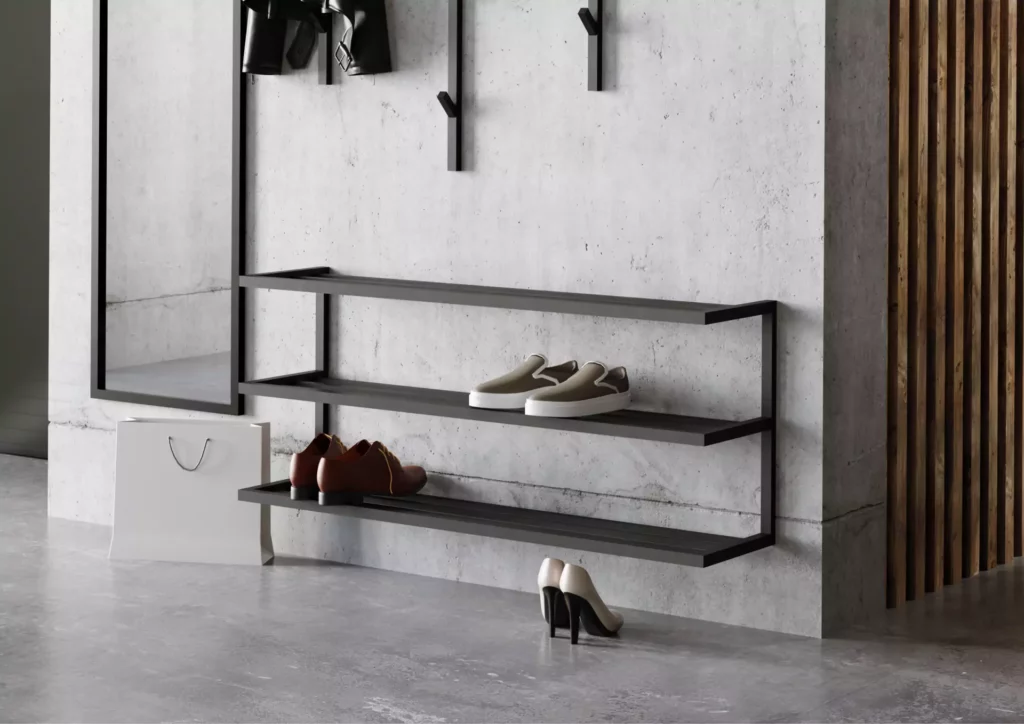 regał na buty, szafka na buty, półka do przedpokoju, mebel do przedpokoju